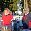 Charmante Helferinnen an der Start-Verpflegung