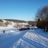 Rodelstrecke Richtung Ziel zur Schneebar